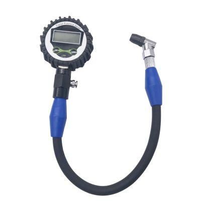 Chinese Wholesale 2.5 Inch Electronic Digital Tyre Pressure Gauge Checker with 45 Degree Chuck