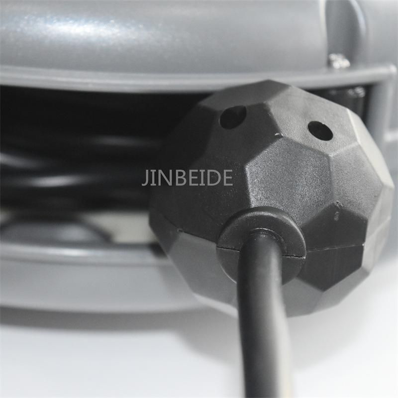 Jinbeide Garden Hose Reel Automatic Telescopic Electric Hose Reel Wall-Mounted 50FT Hose Cable Reel
