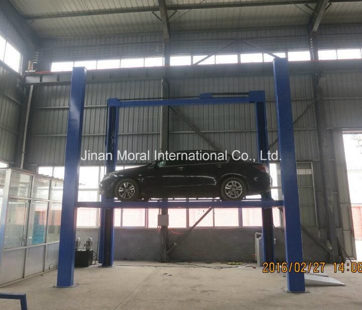 Hydraulic Four Post Car Parking Lift with CE