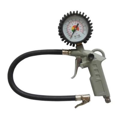 Auto Car Bicycle Tire Pressure Gun with Flexible Hose