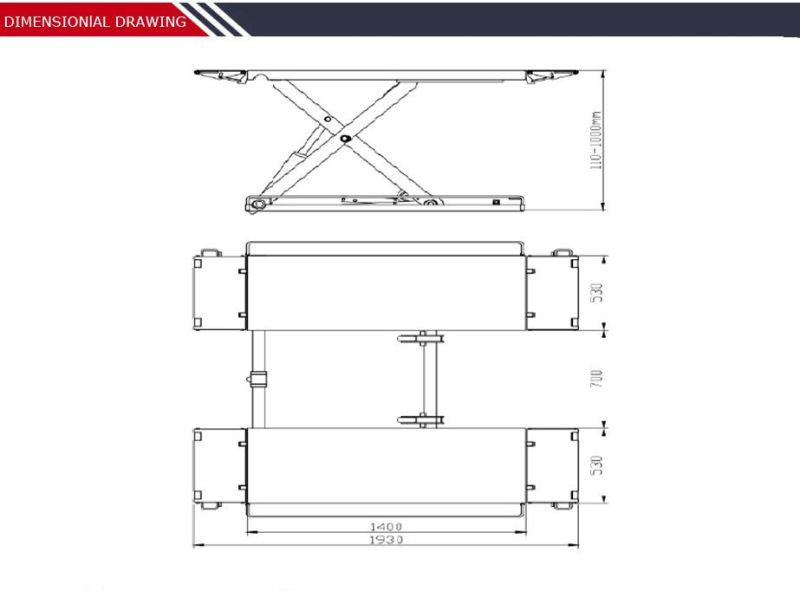 MID-Rise Mobile Hydraulic Auto Lift for Scissor Type