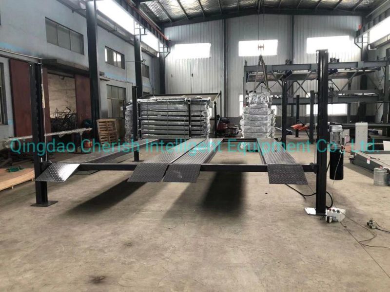 Hot Sale Hydraulic Car Lift Four Post Parking for 4 Vehicles