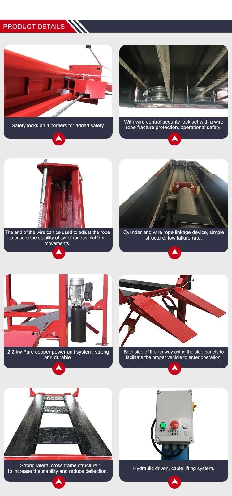 Automated Mechanical Vertical Car Parking Lift