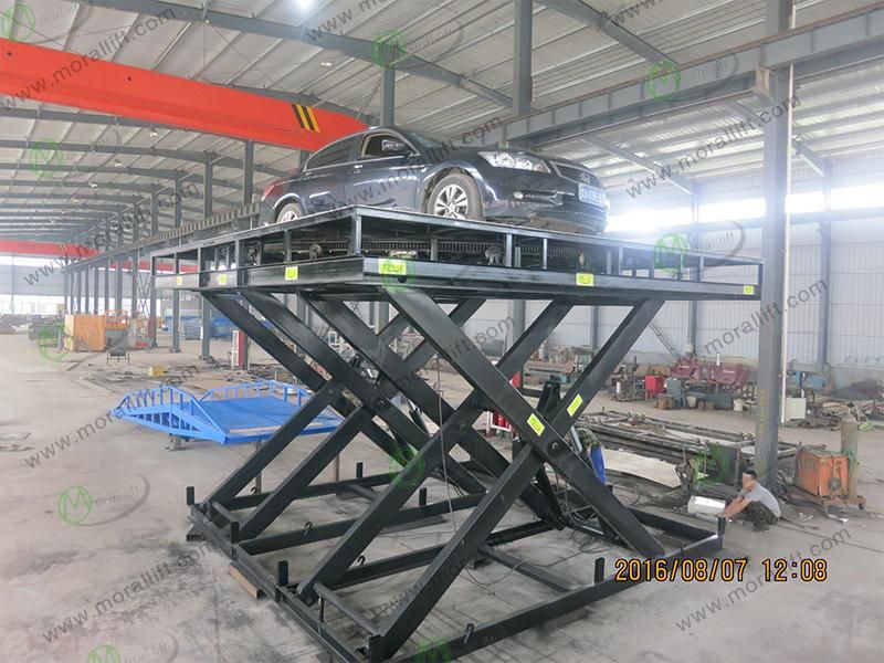 Hydraulic Car Lift with Revolving Turntable