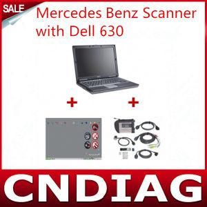 Best Quality Scanner for Benz MB SD Connect C4 with DELL D630 Laptop with Latest Version Software Full Set Ready to Use