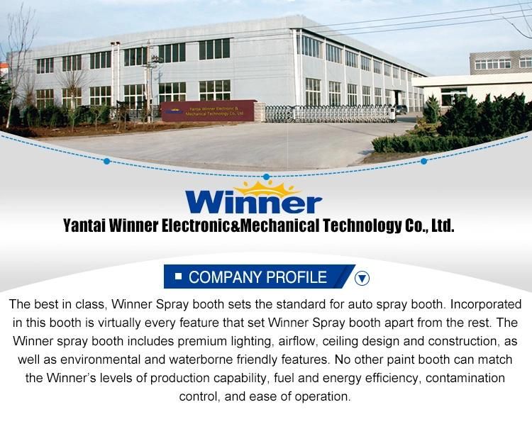 Winner Car Painting Oven/Infrared Heaters Paint Booth/Spray Booth
