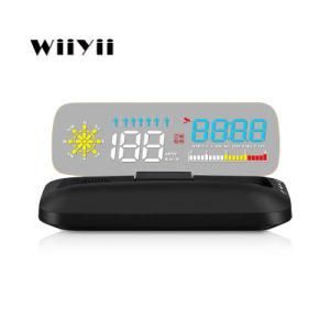 Auto-Sensing Auto Electronics Navigation Hud C5 with 3 Kinds of Fuel Consumption Switch Alarm