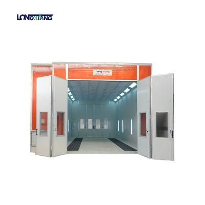 Large Industrial Spray Booth with Pits for Exhaust Air