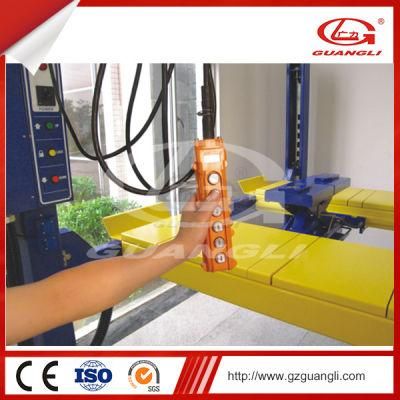 High Quality Gl-4-4e1 Car Hydraulic Four Post Lift with Mobile Board