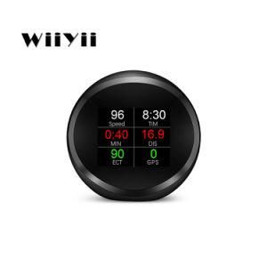 Wiiyii New Arrival OBD Car Hud P11 Smart Digital Gauge GPS Dual System Rpm Water Temperature Alarms Hud Display