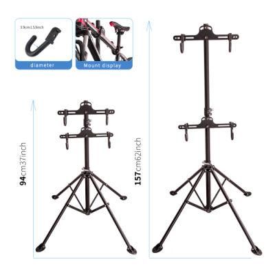 Adjustable Height, Repair Table Can Be Fully Rotating Bicycle Repair Stand