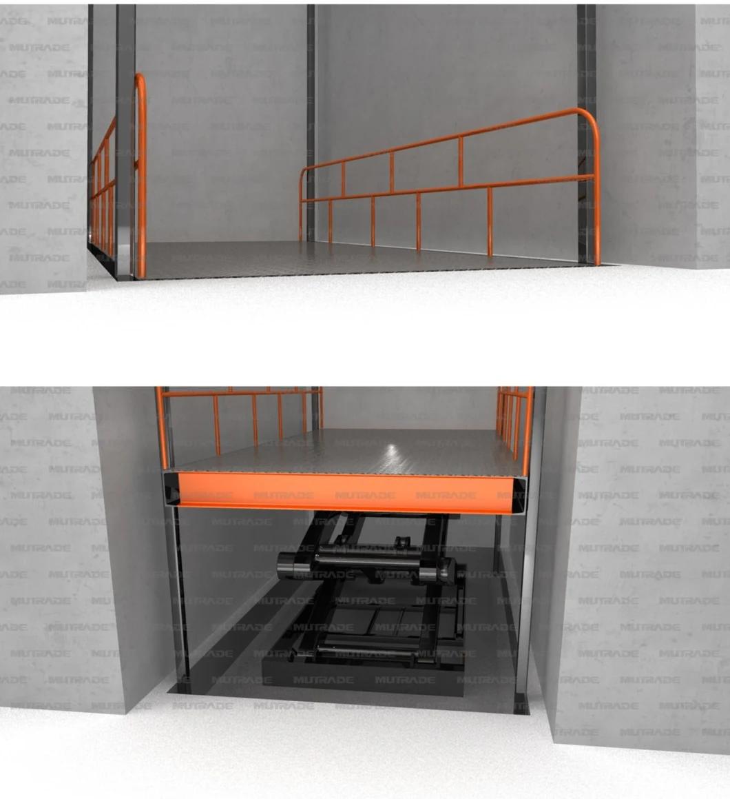 Two Platform 2 Floor Scissor Parking Lift with Pit