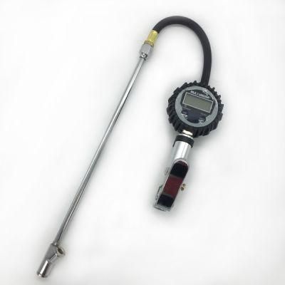 Digital Air Tire Inflator Pressure Gauge with Chuck Hose