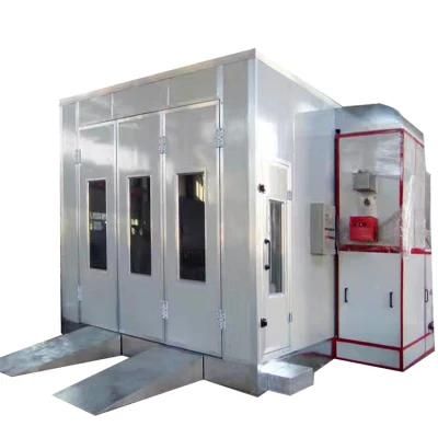 Auto Spray Painting Room Booth with Gas/Oil/Diesel/Waster Oil Burner Electric Heater