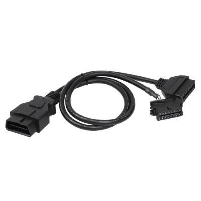 Obdii-16pin Male to Female Y Cable