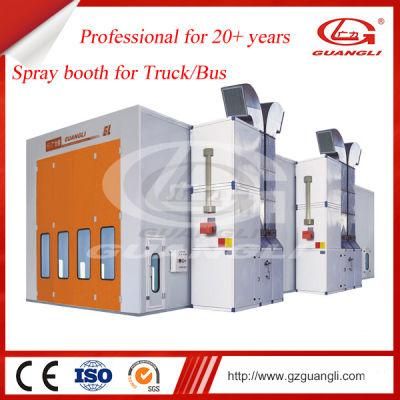 High Quality Ce Approved Large Size Truck Spray Booth Wtih 3D Moveable Lift Option
