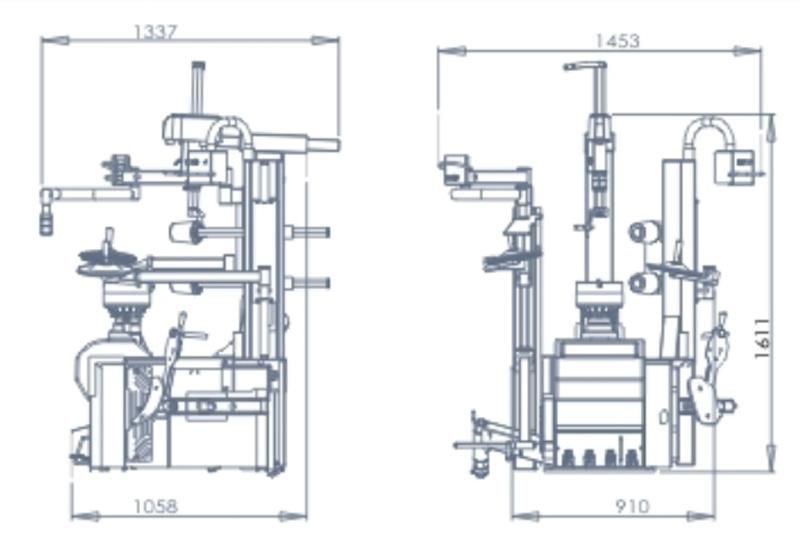 Helper Arm Tyre Fitting Machine for Car Tire Changer