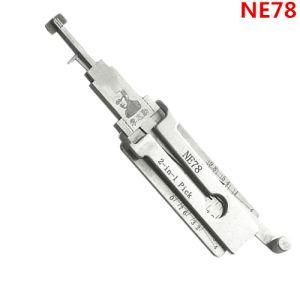 Lishi Ne78 2 in 1 Locksmith Tool for Ignition Lock, Door Lock