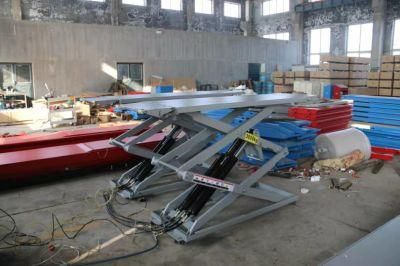 3000kg on Floor Ultrathin Small Scissor Car Lift with Ce