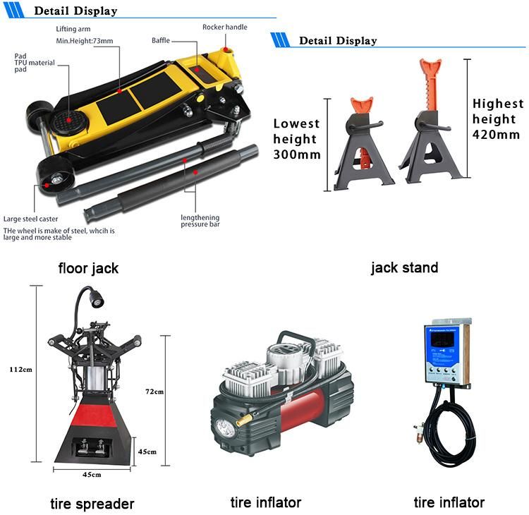 New Jintuo Auto Tech Heavy Duty Tire Changer Machine Garage Equipments with CE