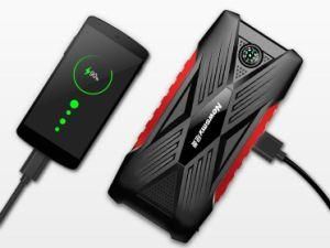 11000mAh Car Jump Starter with Compass, QC USB Fast Charging