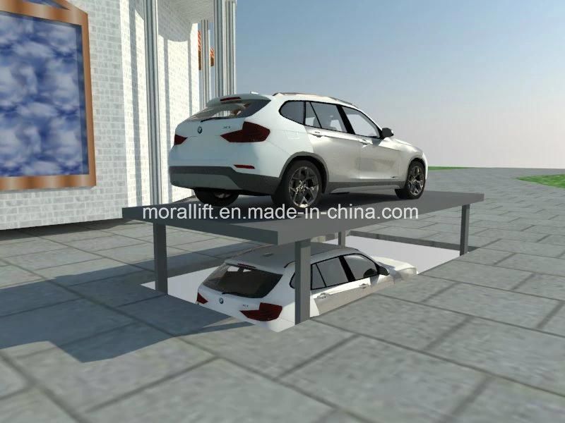 Automated Basement Pit System 2 Level Car Parking Lift