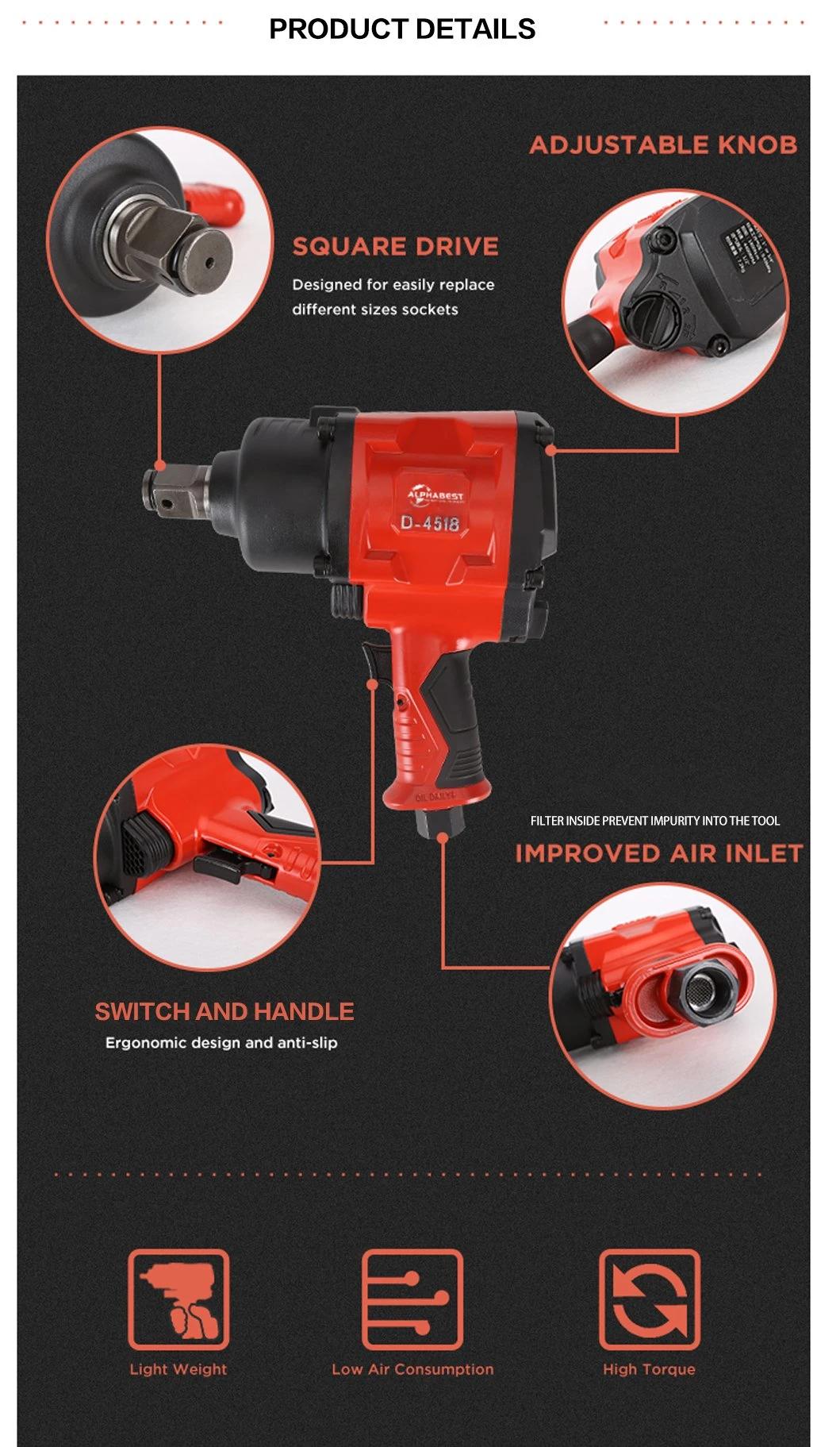 3/4” High Torque Type Air Wrench Repair Tools Air-Powered Pneumatic Impact Wrench at-D4518