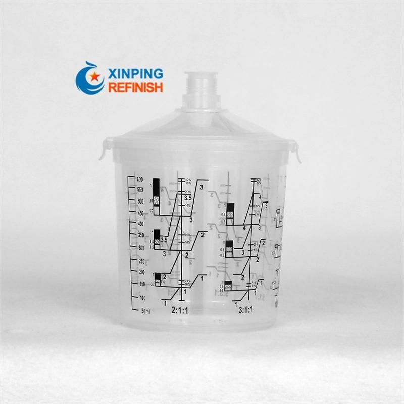 No Cleaning Cups Paint Mixing Cup 160cc 400cc 600cc 800cc Spray Gun Tank Type Quick Cup, Paint Cup Adapter Pot