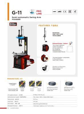 Puli Professional Semi Automatic Swing Arm Tyre Changer CE Price Auto Maintenance Repair Equipment on Sale