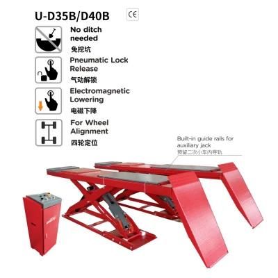 400kg Wheel Aligner Lifts Double Level Scissor Lift for 4 Wheel Alignment U-D40b