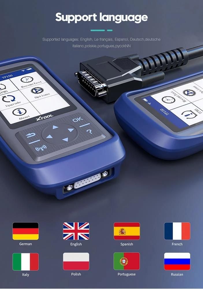 Xtool Tp150 Tire Pressure Monitoring System OBD2 TPMS Scanner Tool with 315&433 MHz Sensor