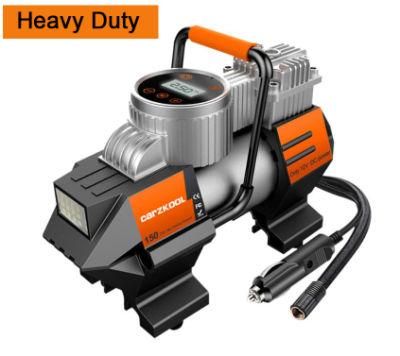 Heavy Duty Car Pump Metal Pump Car Air Compressor Digital Tire Inflator