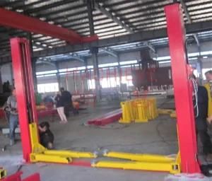 Heavy Duty Floor Plate Hydraulic Two Post Car Lift for Trucks or Heacy Vehicles / Workshop Equipment