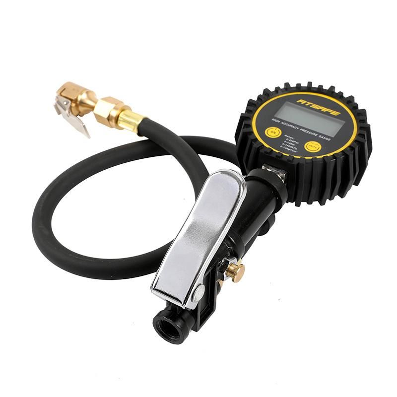 Digital Car Tire Inflator Gauge with Rubber Hose