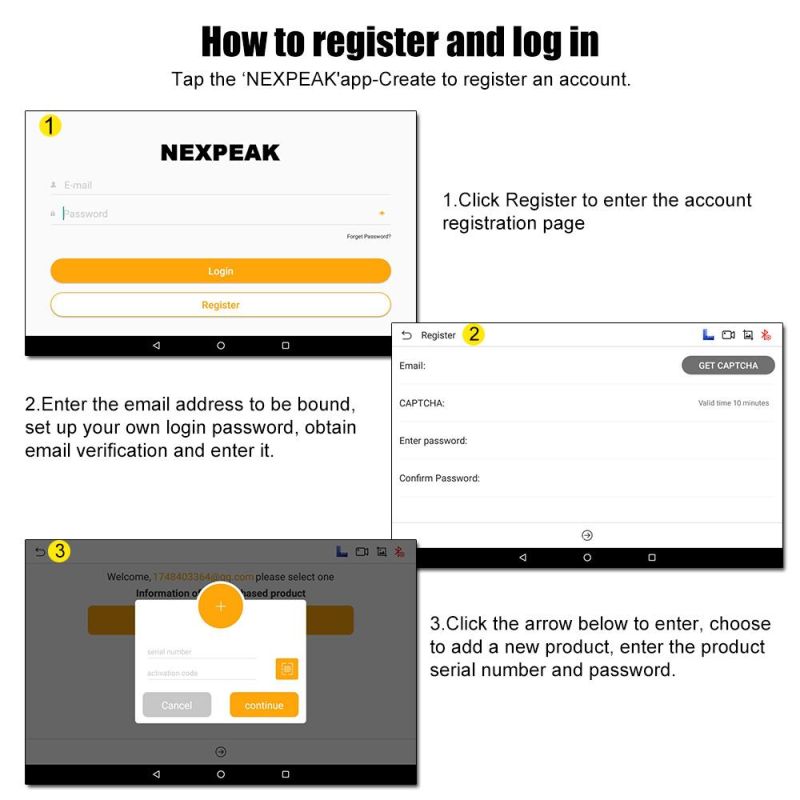 Nexpeak K2 Heavy Duty Truck Diagnostic Scanner Engine ABS Airbag DPF Odometer Adjustment Full System Truck Diesel OBD2 Diagnostic Tool