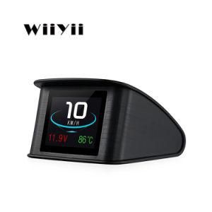 TFT LCD Screen New Style Hud P10 OBD Smart Gauge Digital Speedometer Brake Test Auto Diagnostic