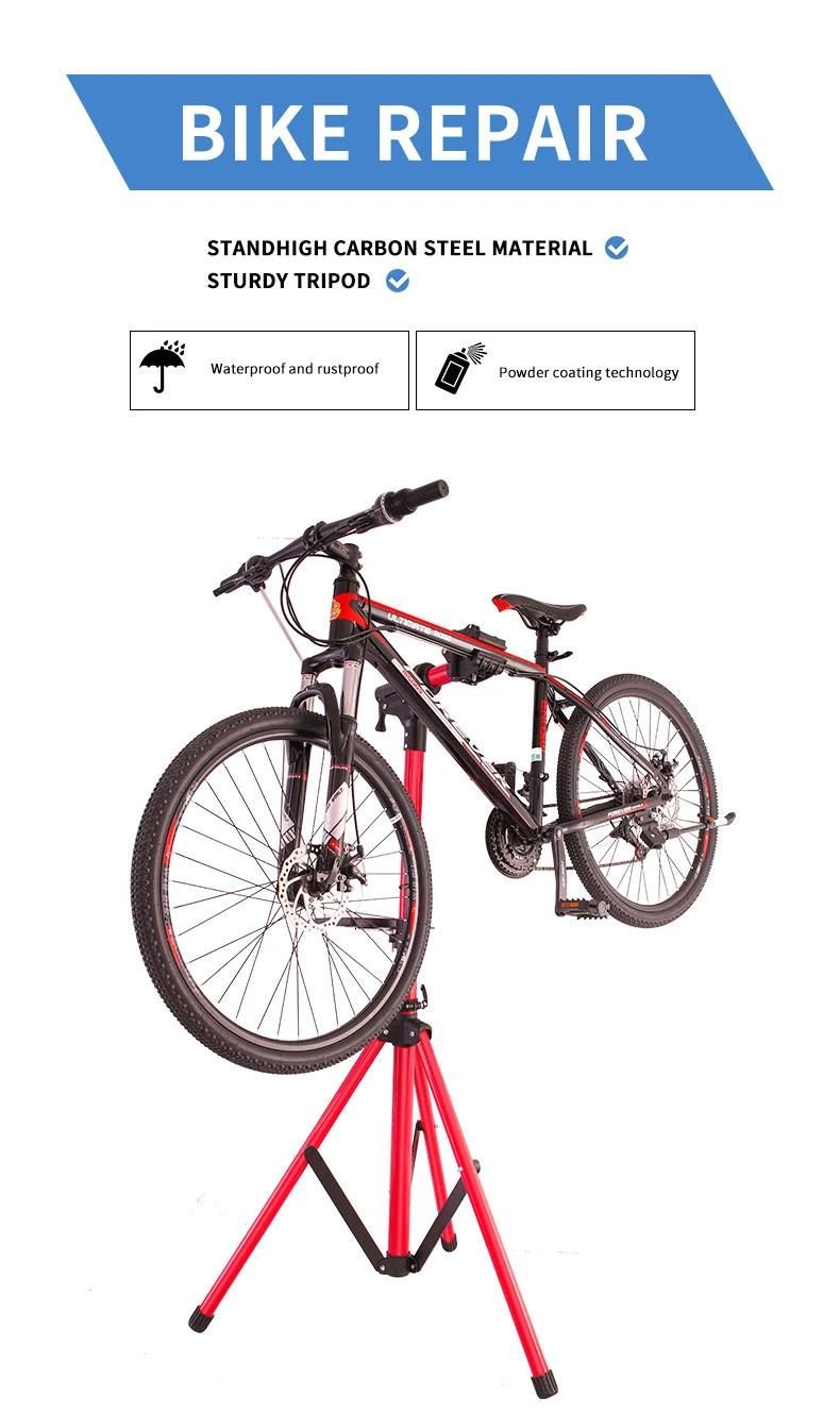 Red Bicycle Repair Stand Indoor Home