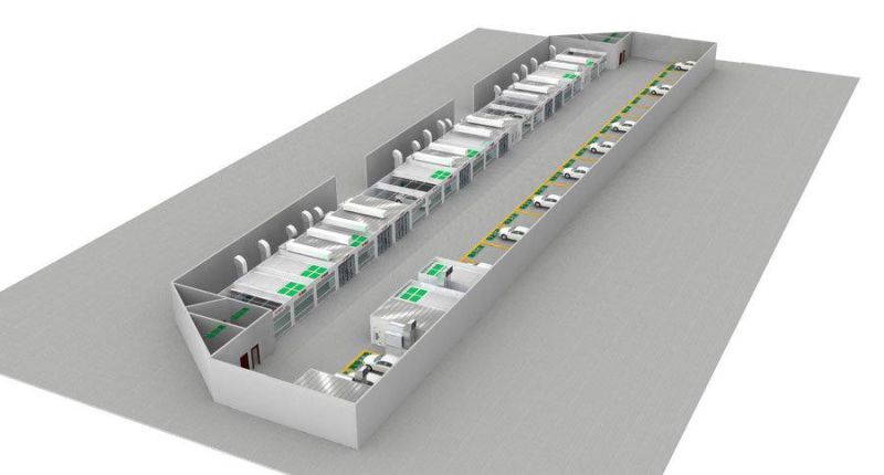 Water Test Line Automatic Painting Coating Line with High Quality