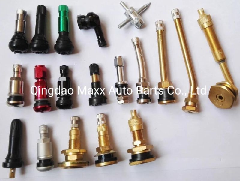 Tire Valve Extension Flexible Rubber Valve Extensions with Fastener