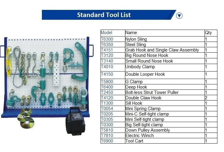 M-10 Auto Workshop Equipment Car Frame Machine Auto Body Straightening Bench