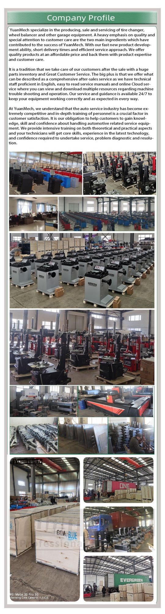 CE Wheel Alignment Garage Equipment Solution Design Tire Service Tools Tire Shop Tire Changer and Balancer Combo