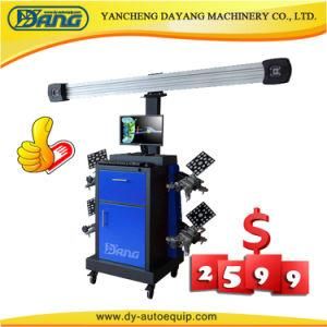 Dayang 3D Car 4 Wheel Alignment Machine with Clamps