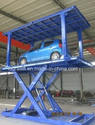 Hydraulic Double Deck Parking Lift for Car with CE