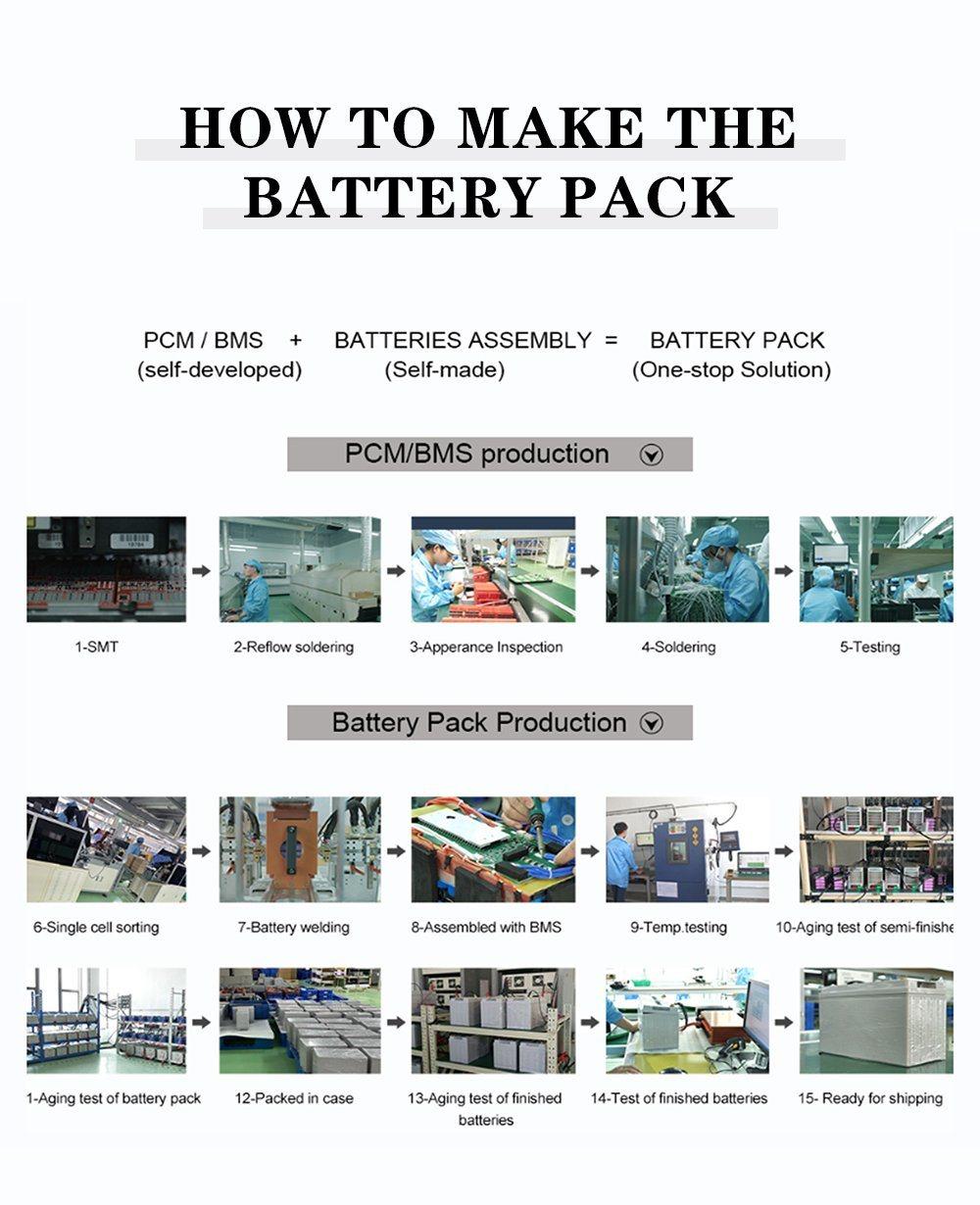 Smart BMS 4s 8s 10s 12s 14s 15s for LiFePO4 Battery 12V 24V 100A/120A/150A/200A with Bt/Uart/RS485/Canbus/Smbus and Cell Balance Function