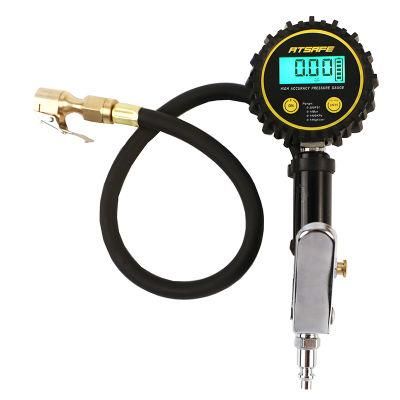 Digital Car Tire Inflator Gauge with Rubber Hose