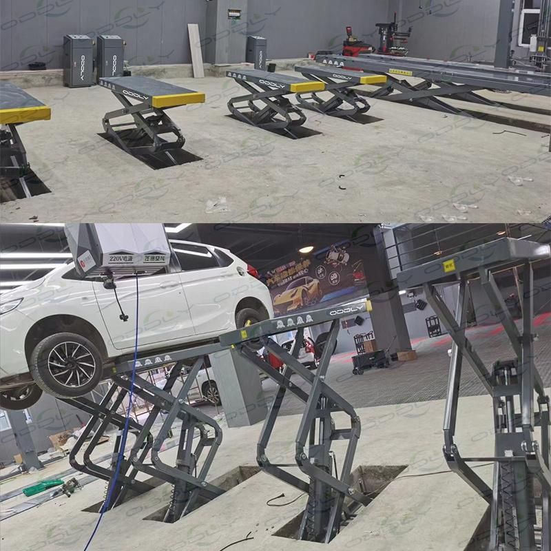Garage Equipment 3000kg in Ground Scissor Car Lift Supplier