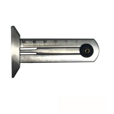 Stainless Steel Tire Tread Depth Gauge Measures up to 30mm