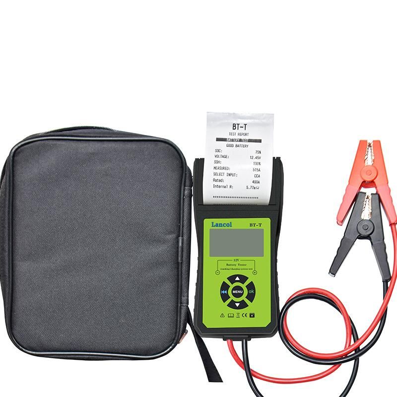 CCA Digital Car Battery Tester Analyzer with Printer Bt-T