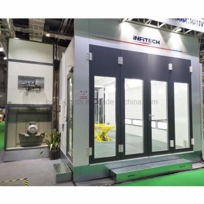 Full Downdraft Car Spray Booths Paint Spray Booths Auto Paint Booth with Car Lift