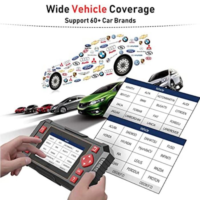 Full Function and Full System Vehicle Scanner Car Diagnostic Machine for All Cars OBD2 Diagnostics